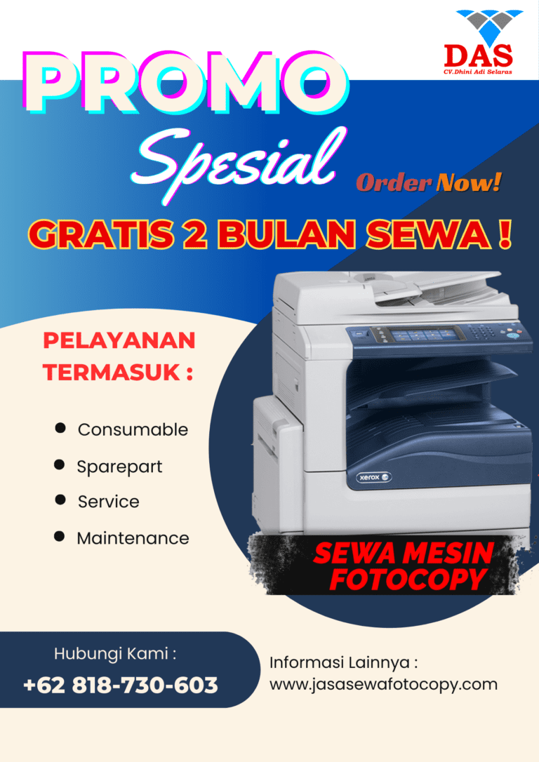 sewa mesin fotocopy jakarta & sekitarnya dapatkan promo menarik hingga gratis sewa